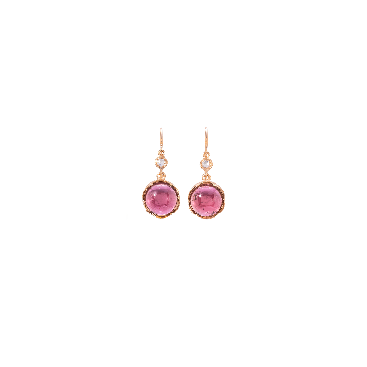 Irene Neuwirth Medium 'Classic' Pink Tourmaline Drop Earrings