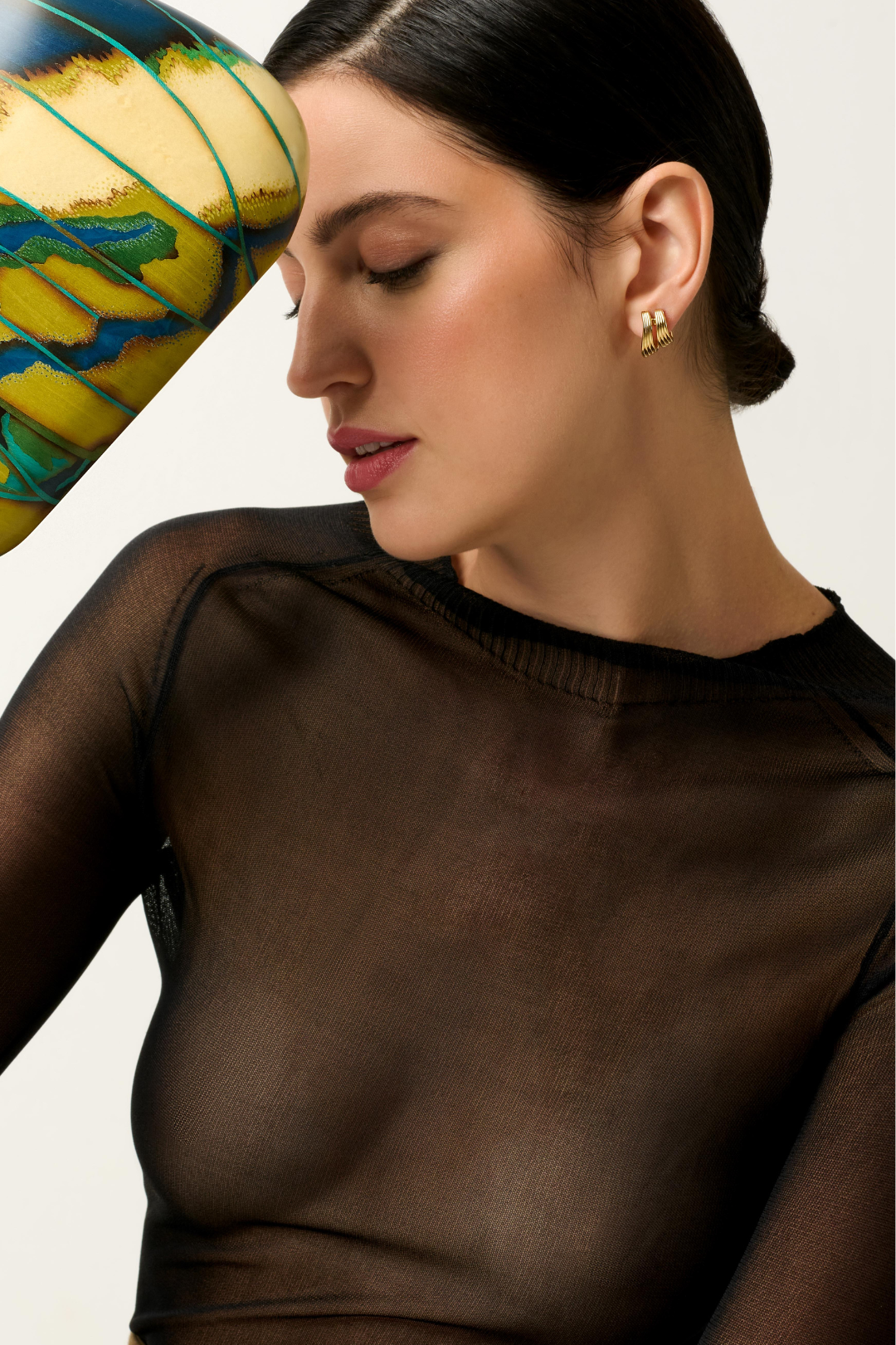 Fernando Jorge 'Stream' Lines Doubled Hoops