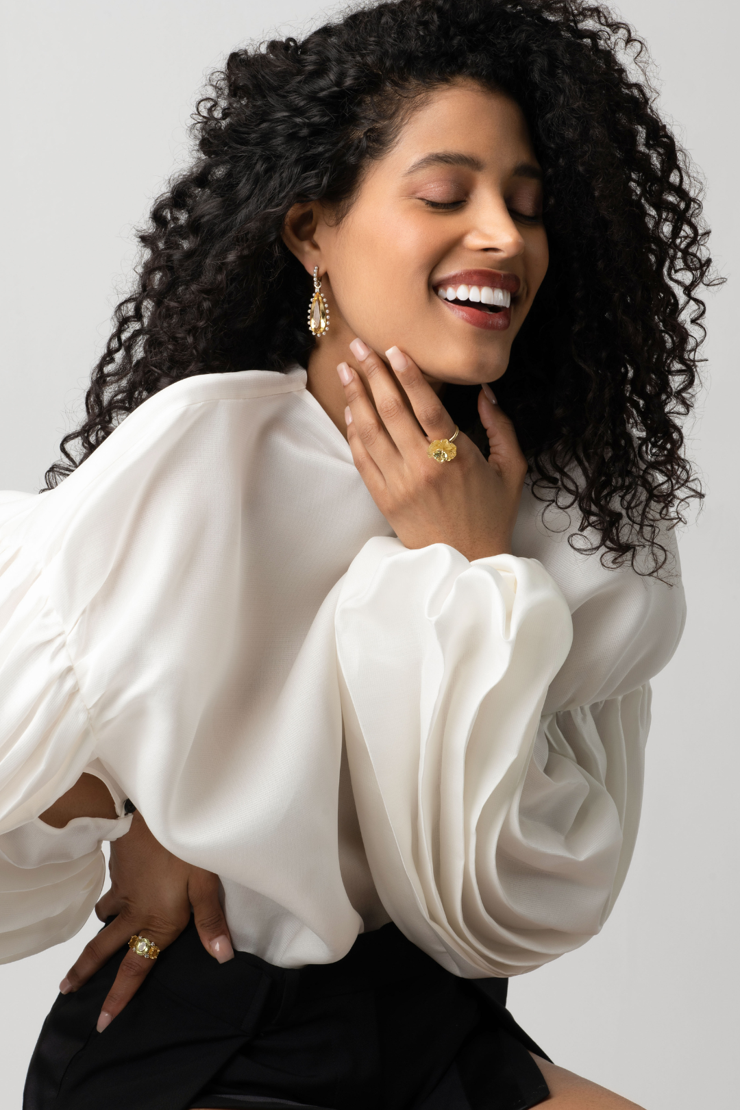 Irene Neuwirth 'Gemmy Gem' One-of-a-Kind Beryl Earrings
