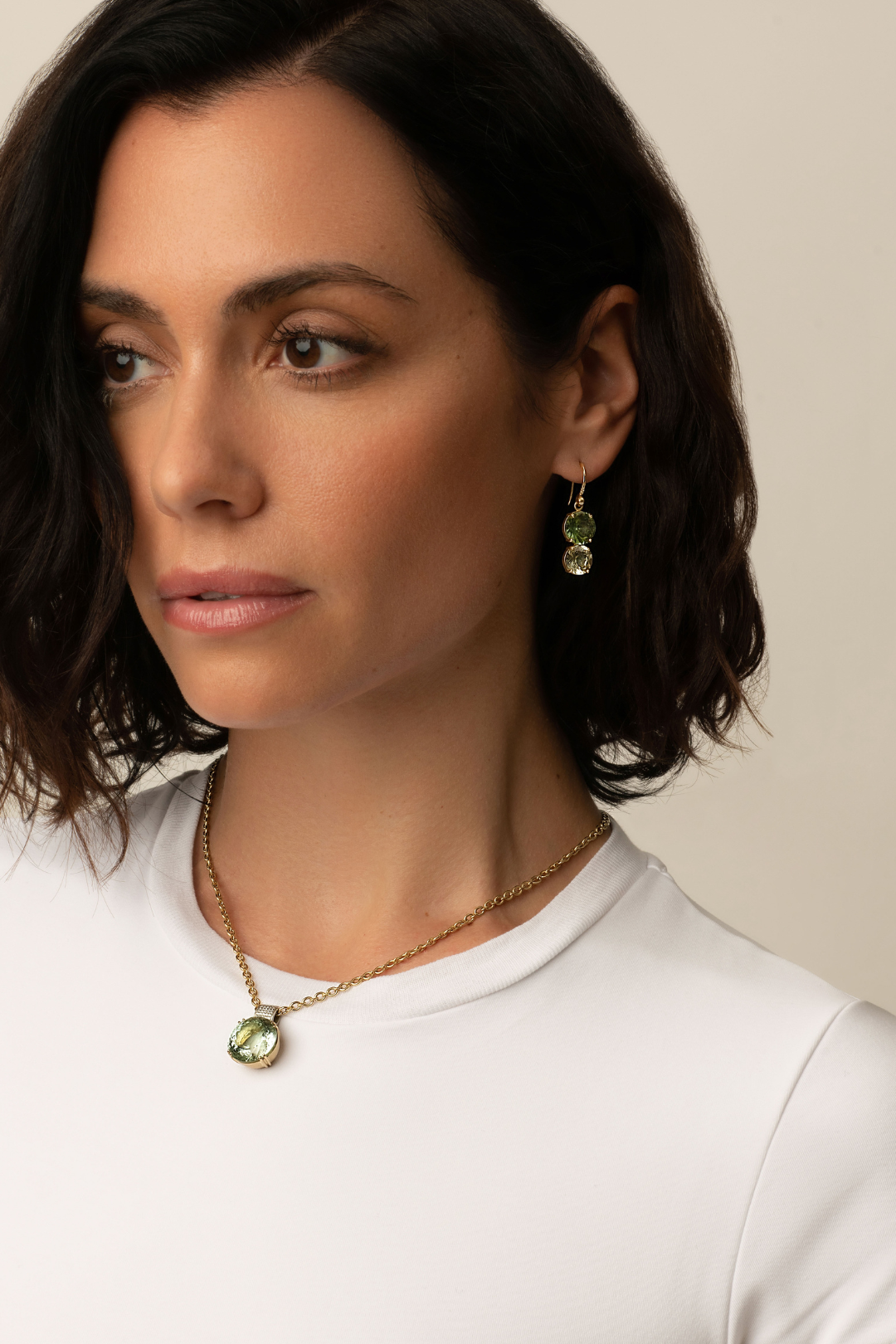 Irene Neuwirth Gemmy Gem One-of-a-Kind Green Tourmaline Necklace
