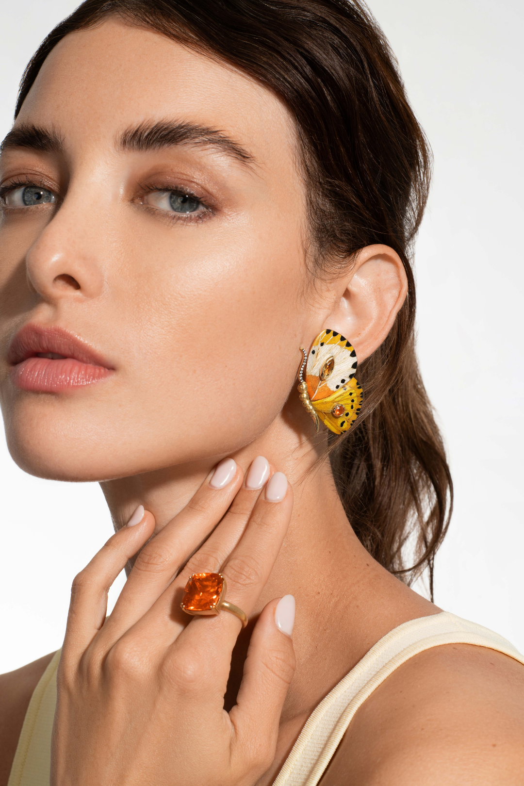 Irene Neuwirth Gemmy Gem One-of-a-Kind Fire Opal Ring