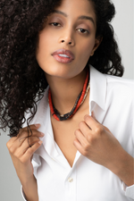 Dezso 7mm Mother of Pearl Puka Necklace