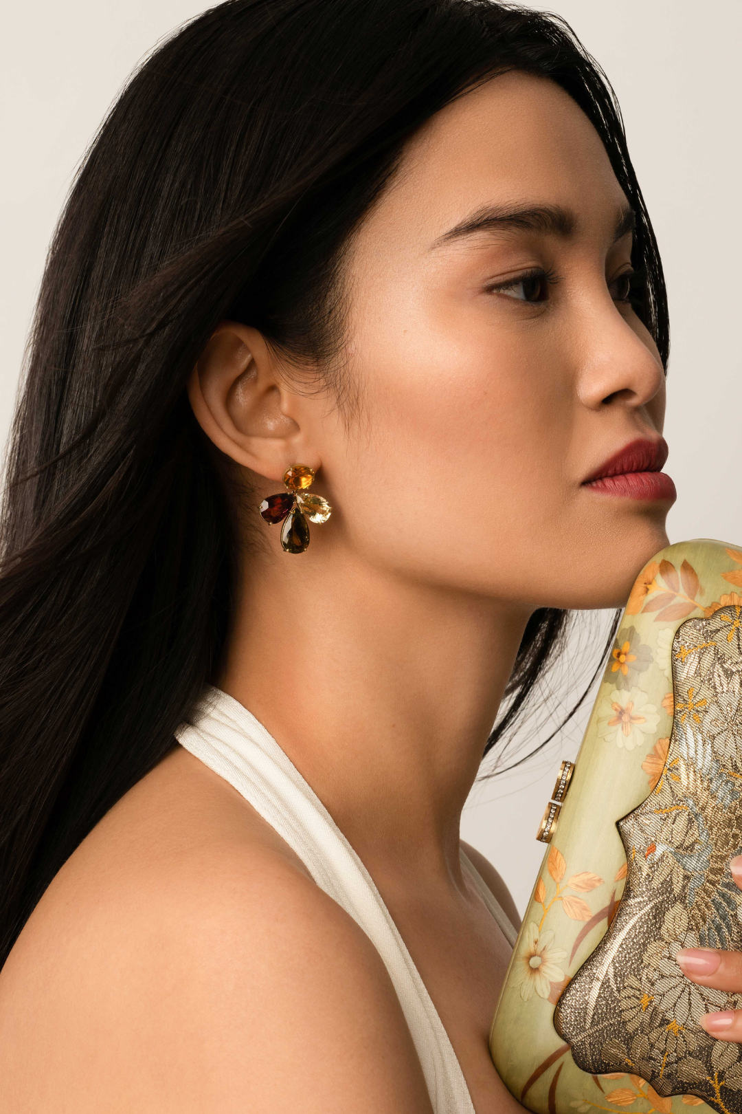 Irene Neuwirth 'Gemmy Gem' One-Of-A-Kind Earrings with Multi Color Tourmalines