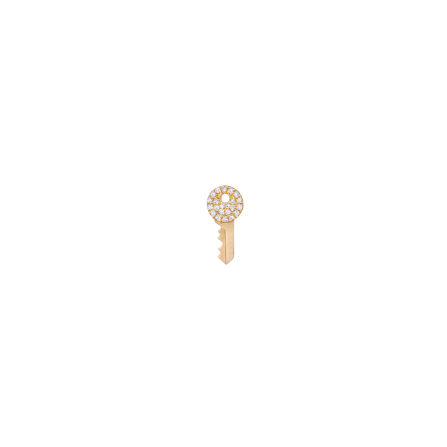 Kai Linz Diamond Key Stud Earring