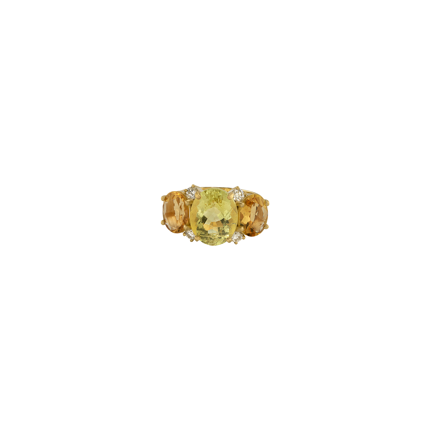 Irene Neuwirth 'Gemmy Gem' One-of-a-Kind Three Stone Beryl Ring