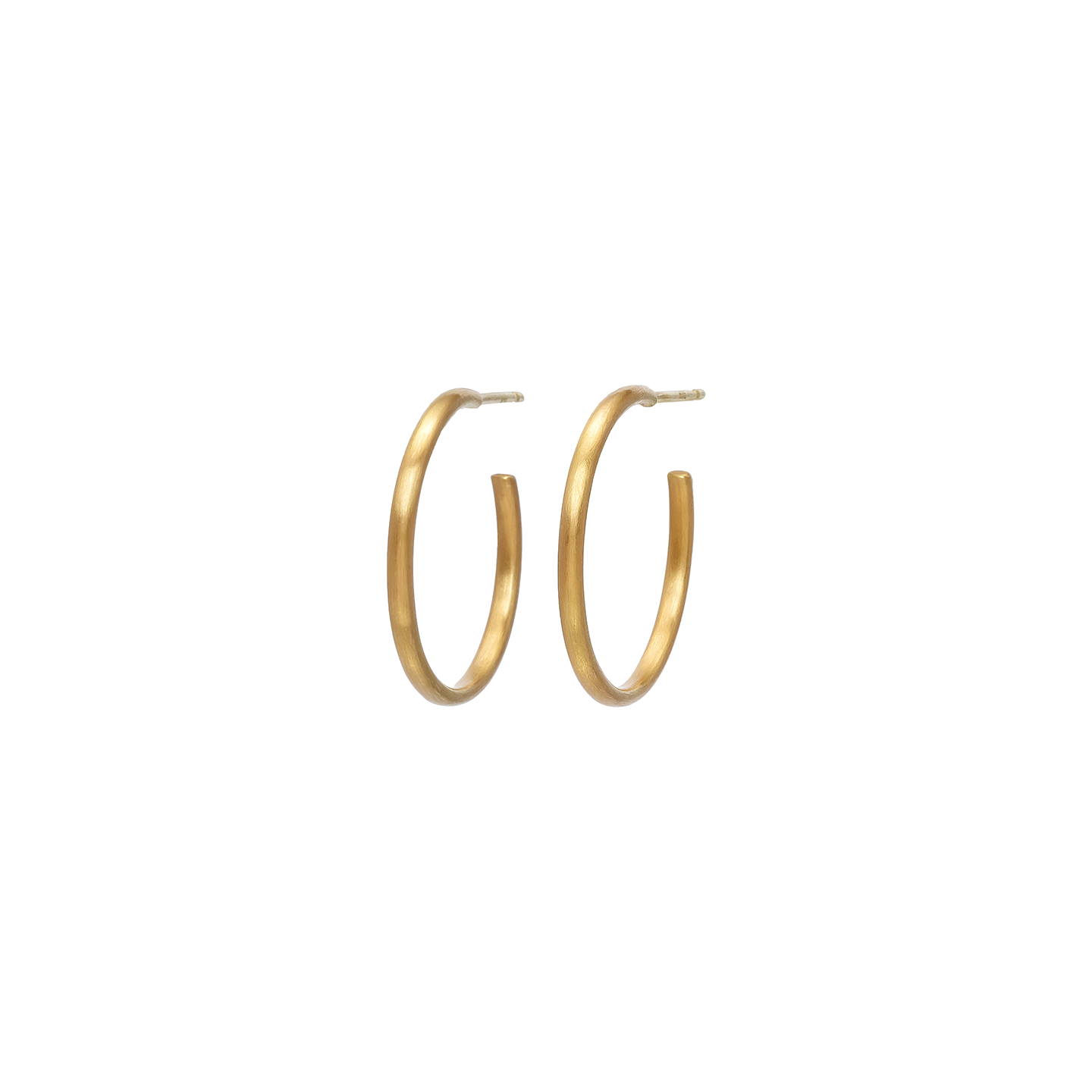 Caroline Ellen Rounded Hoop Earrings
