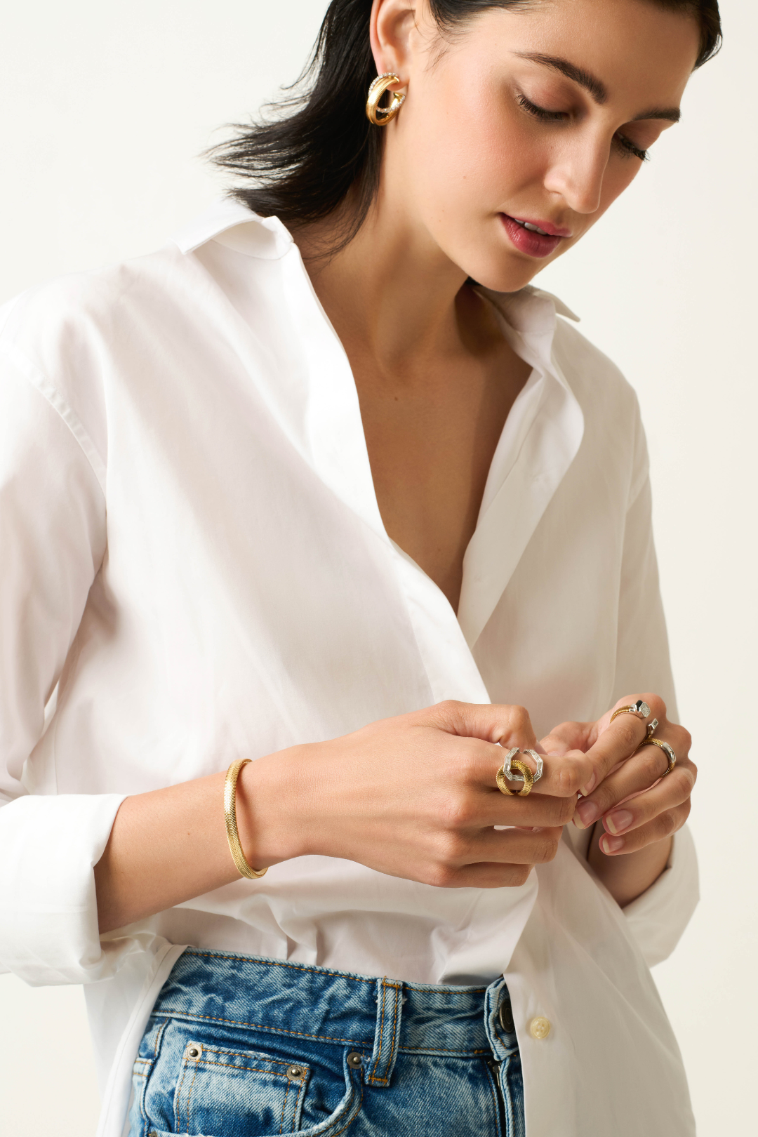 Nikos Koulis 'Feelings' Double Loop Ring
