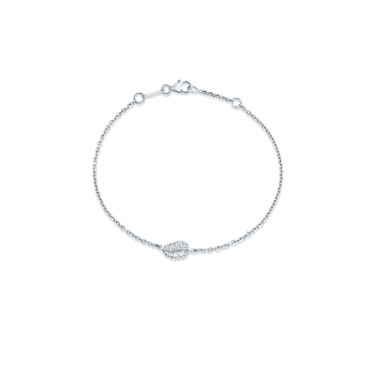 Anita Ko 'Small Palm Leaf' Diamond Chain Bracelet