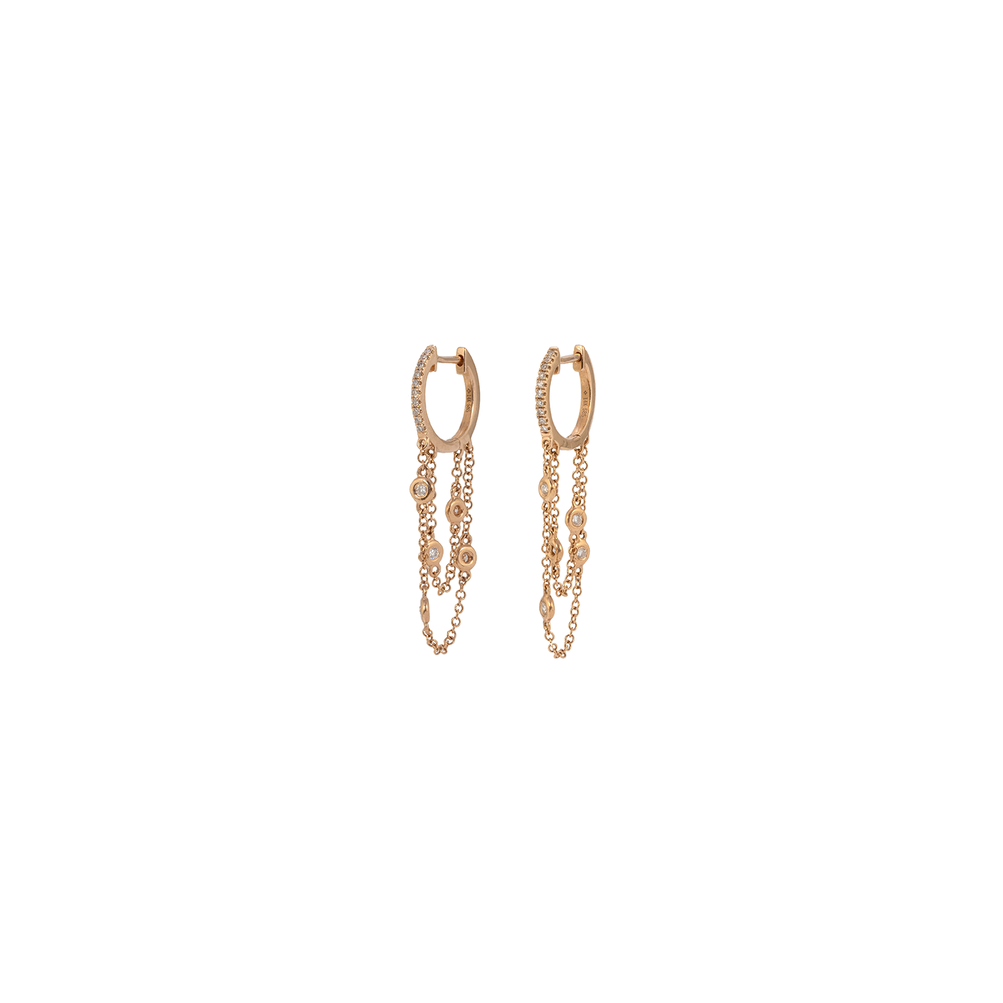 Kai Linz Diamond Chain Huggies