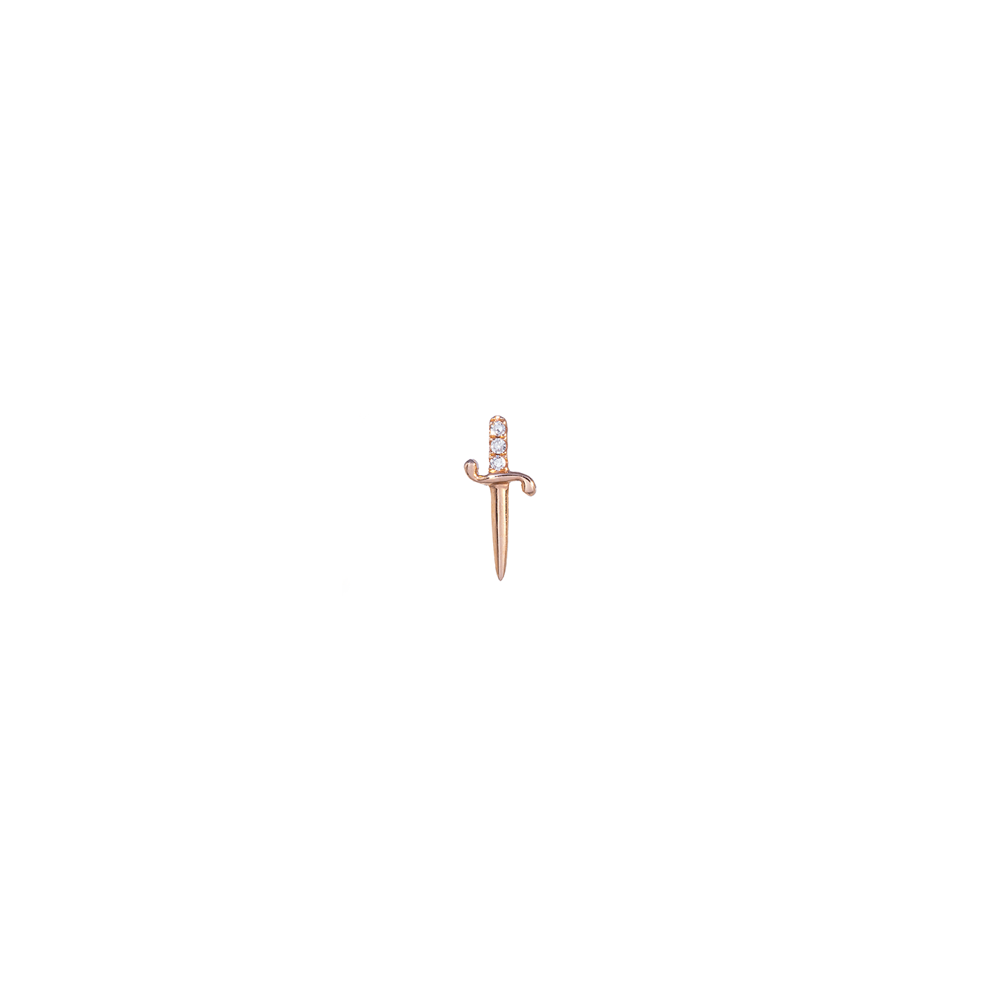 Kai Linz Diamond Dagger Stud Earring