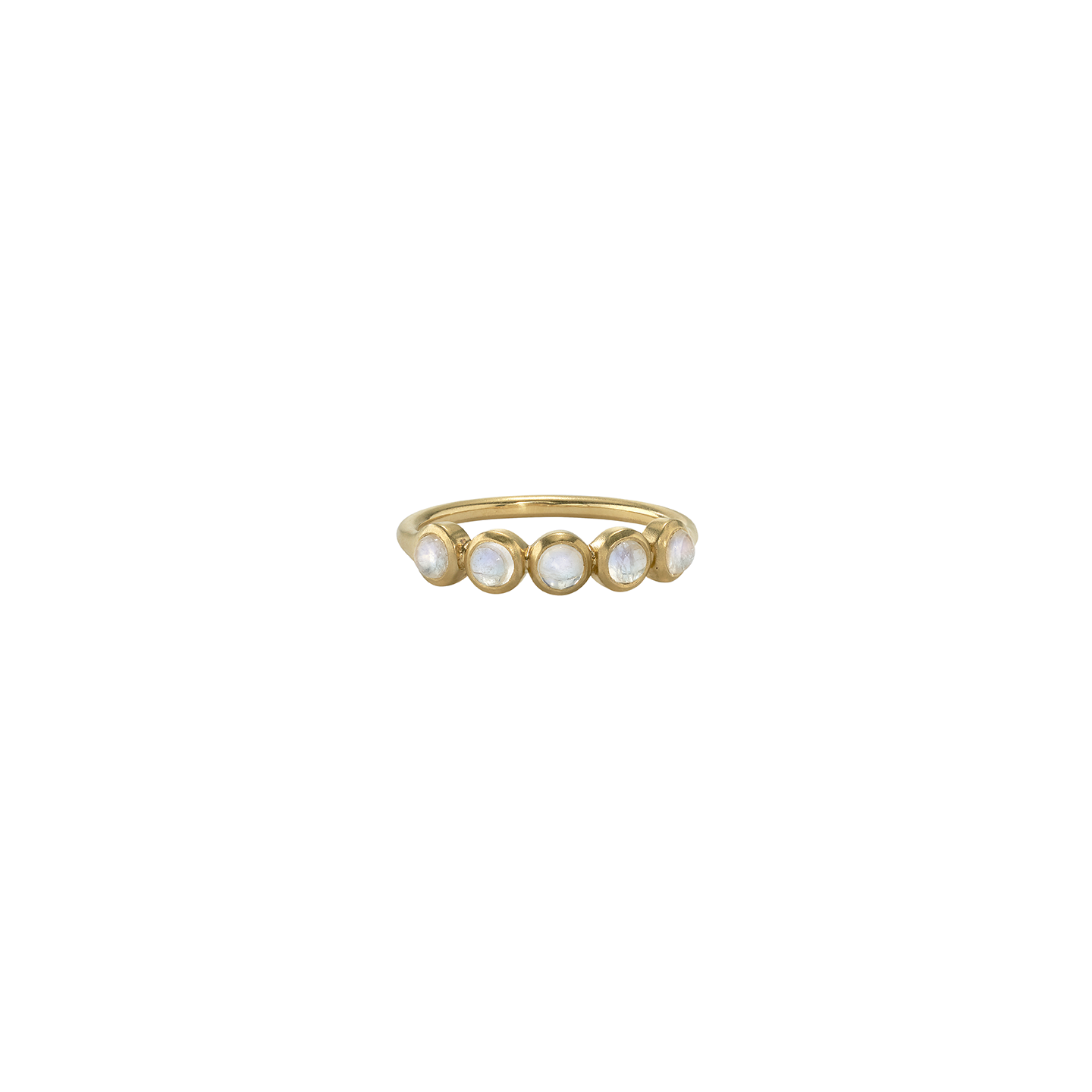 Irene Neuwirth Classic Five Stone Bezel Ring