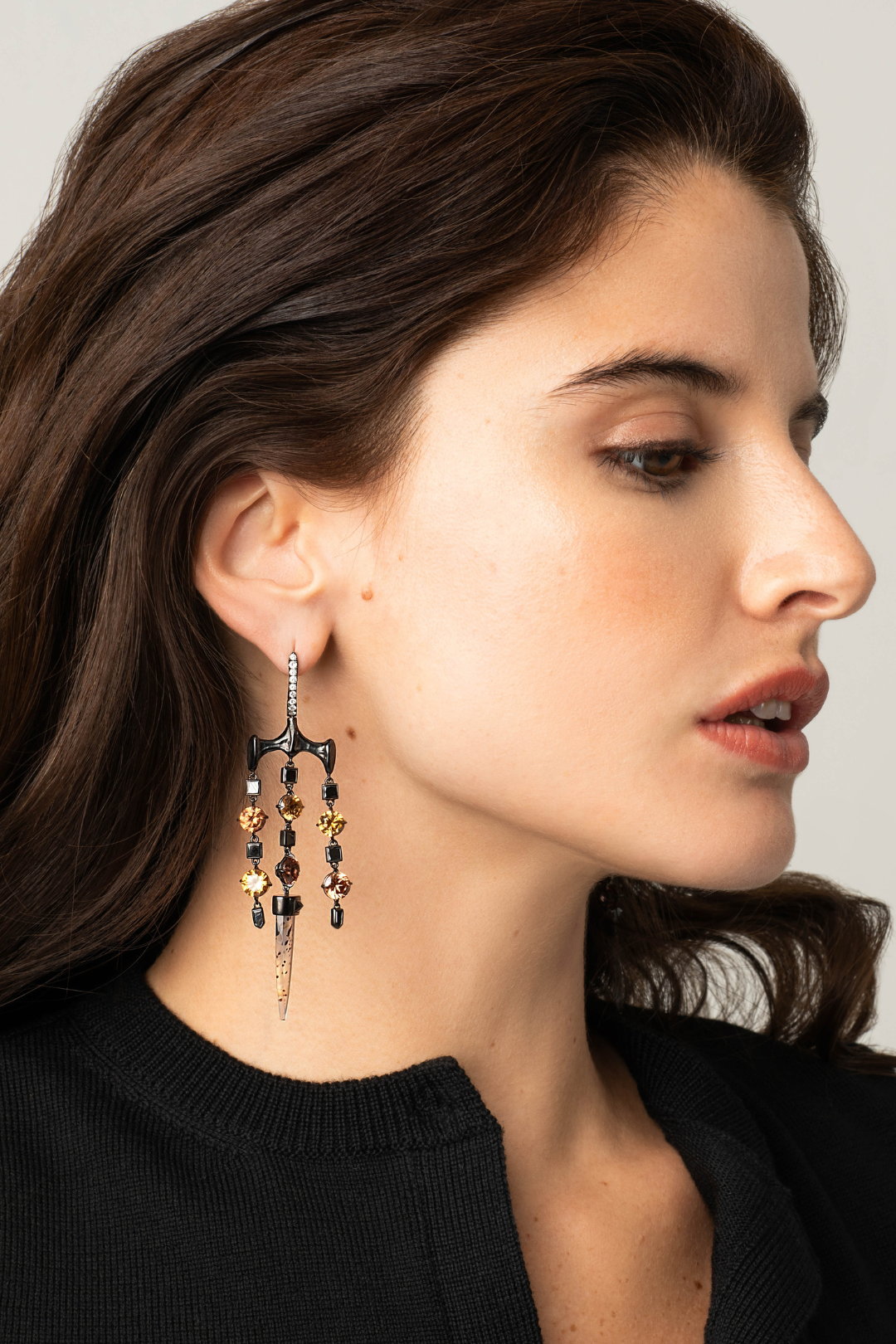 VRAM One-of-a-Kind Chrona Chandelier Earrings