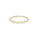 Lizzie Mandler Diamond Tipped ID Bracelet