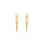 Bibi Van Der Velden Alligator Yellow Gold Bite Earring-Single