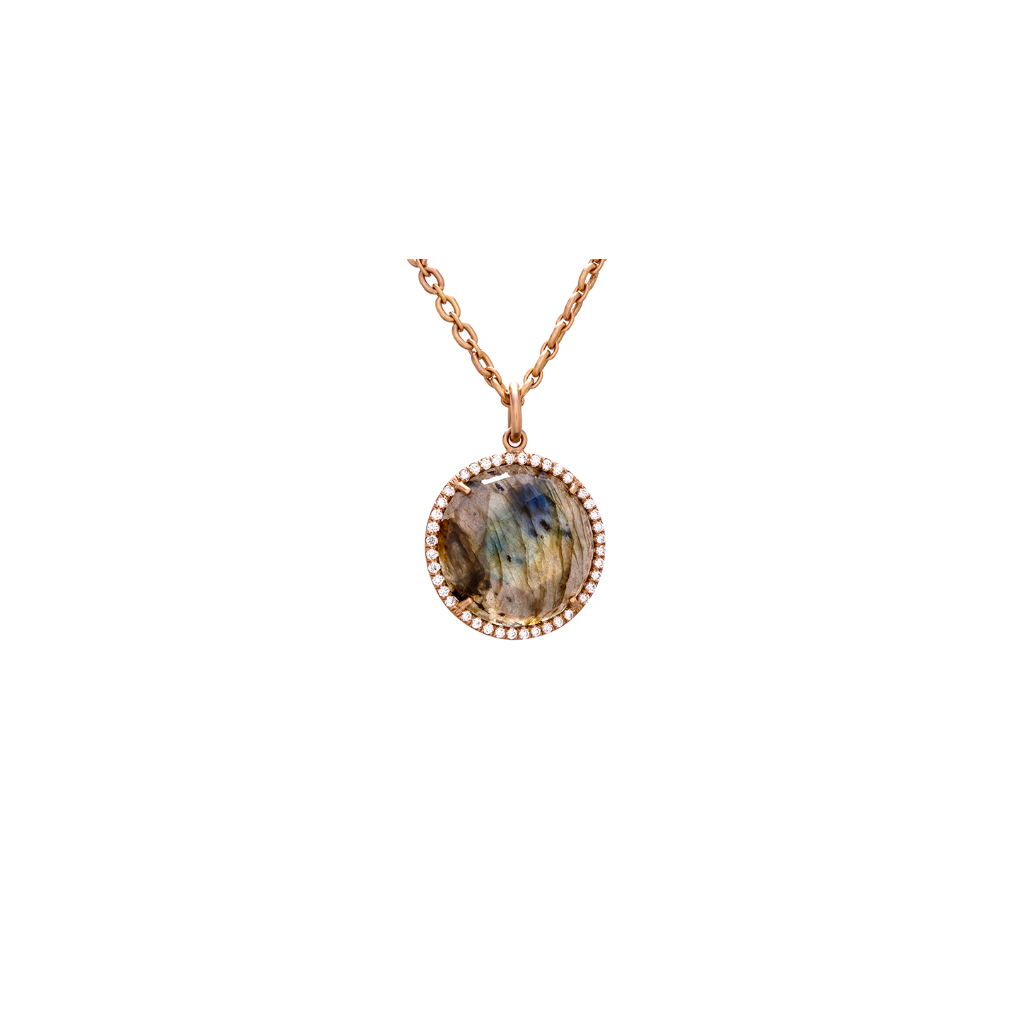 Irene Neuwirth Rose Cut Labradorite Necklace