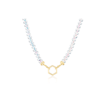 Harwell Godfrey Open Bail Rock Crystal Bead Foundation Necklace