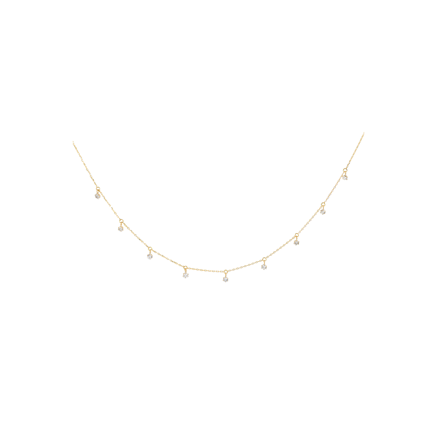 Kai Linz Diamond Drop Necklace