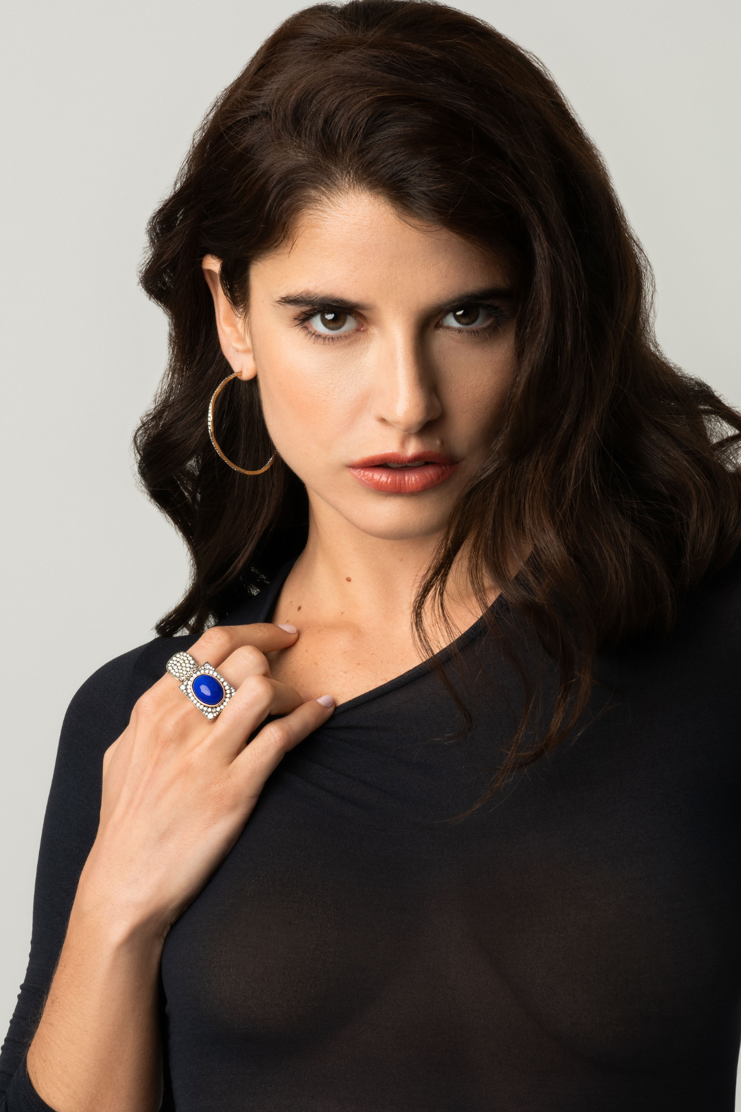 Sylva & Cie Lapis 'Renee' Ring