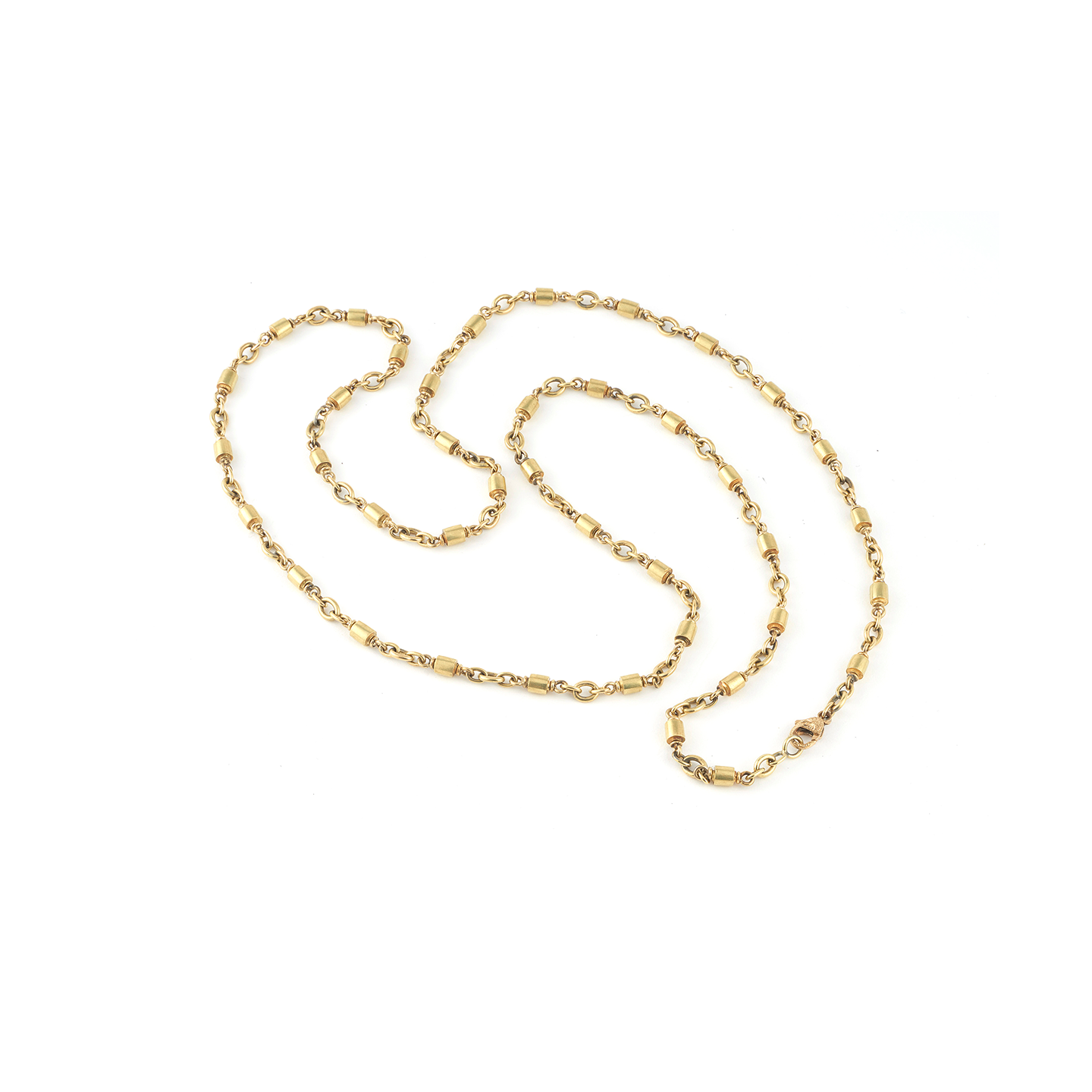 Sylva & Cie Nugget Link Necklace