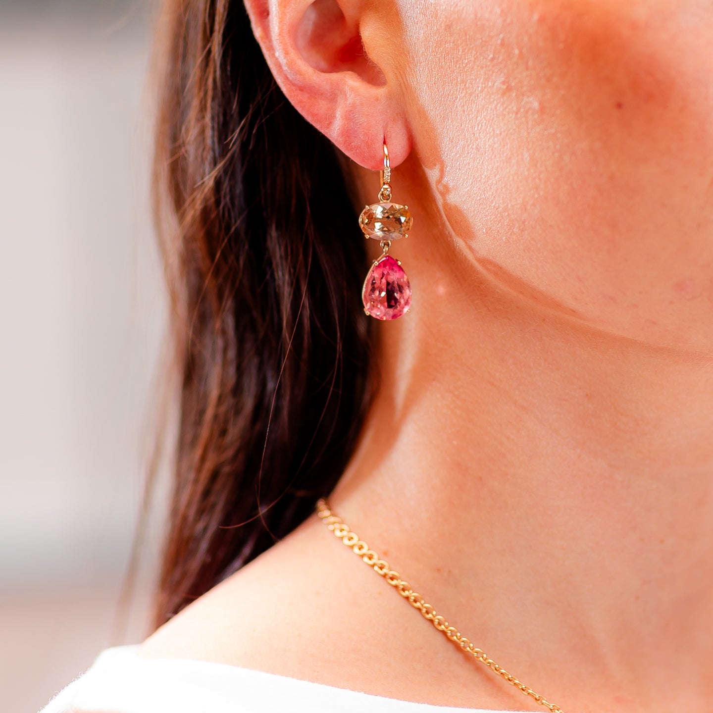 Irene Neuwirth 'Gemmy Gem' One-of-a-Kind Tourmaline Earrings