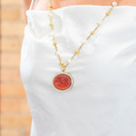 Sylva & Cie 19th Century Carnelian Pendant
