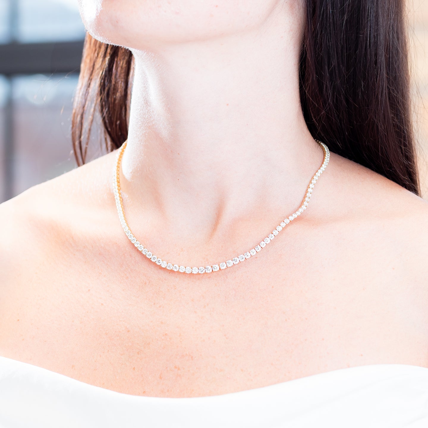 Anita Ko 'Hepburn' Graduated Diamond Necklace