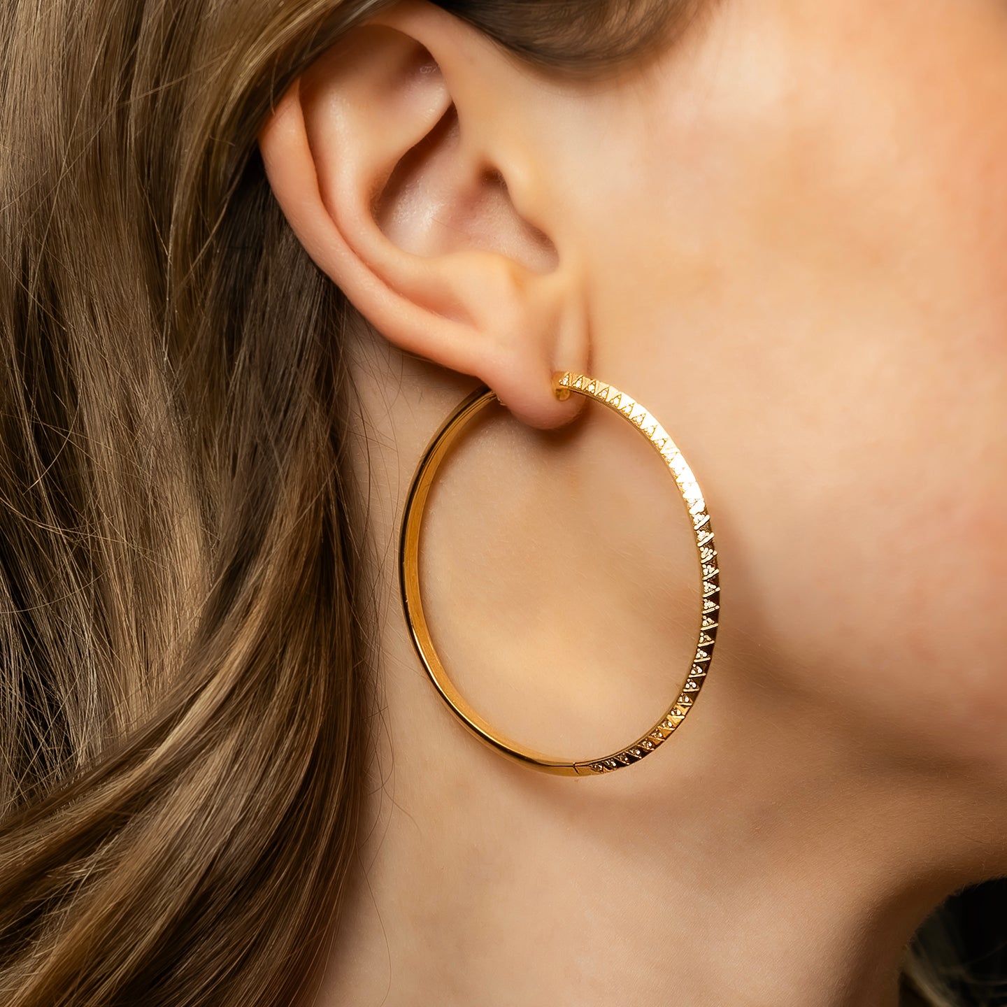 Harwell Godfrey Talisman Skinny Hoop Earrings