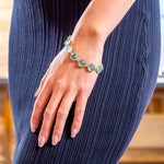 Irene Neuwirth 'Medium' Classic Link Aquamarine Bracelet