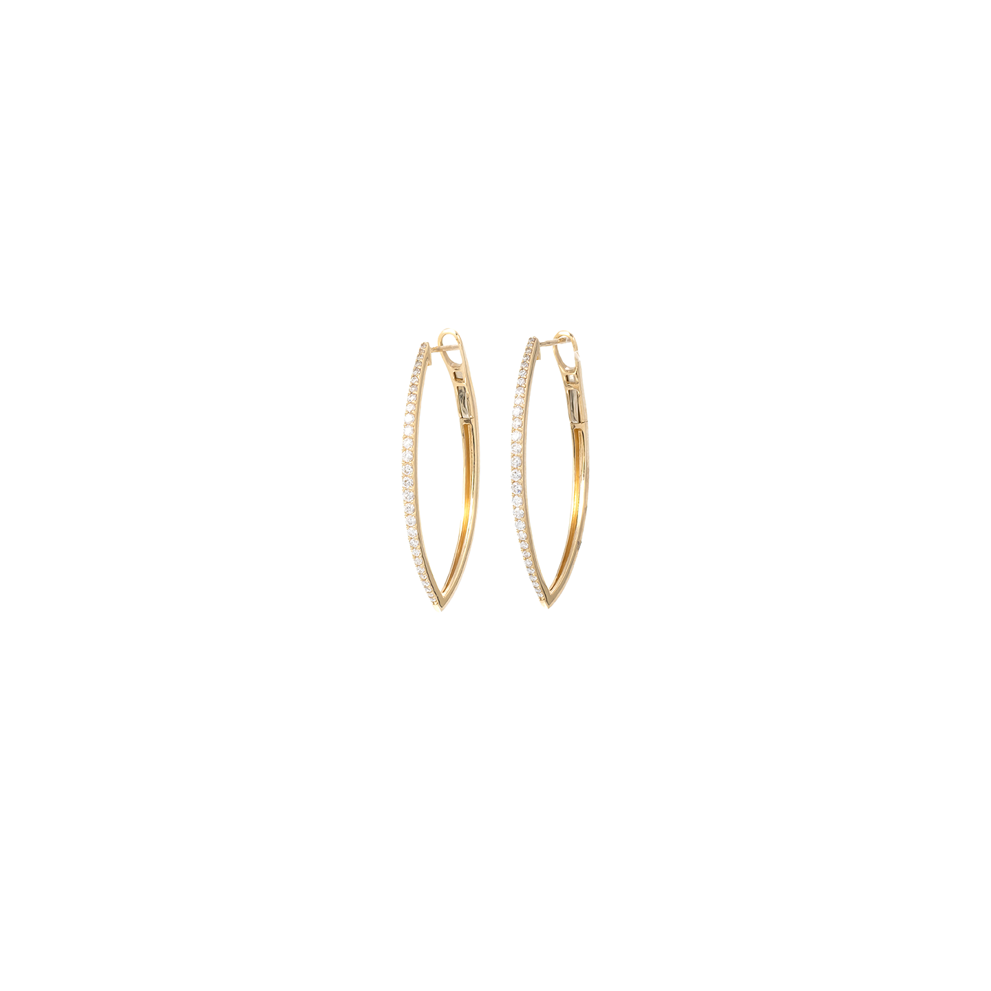Kai Linz Diamond Hoop Earrings