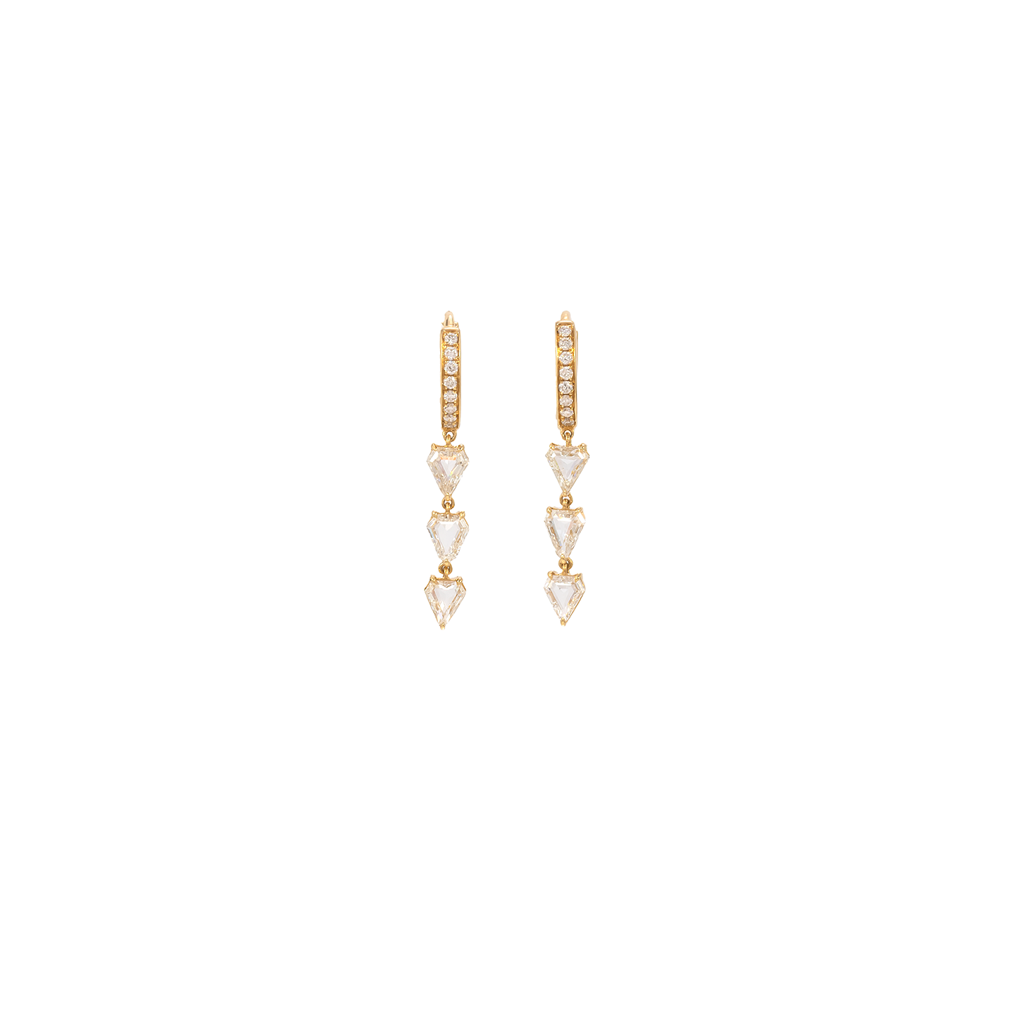 Eva Fehren Prism III Diamond Hoops