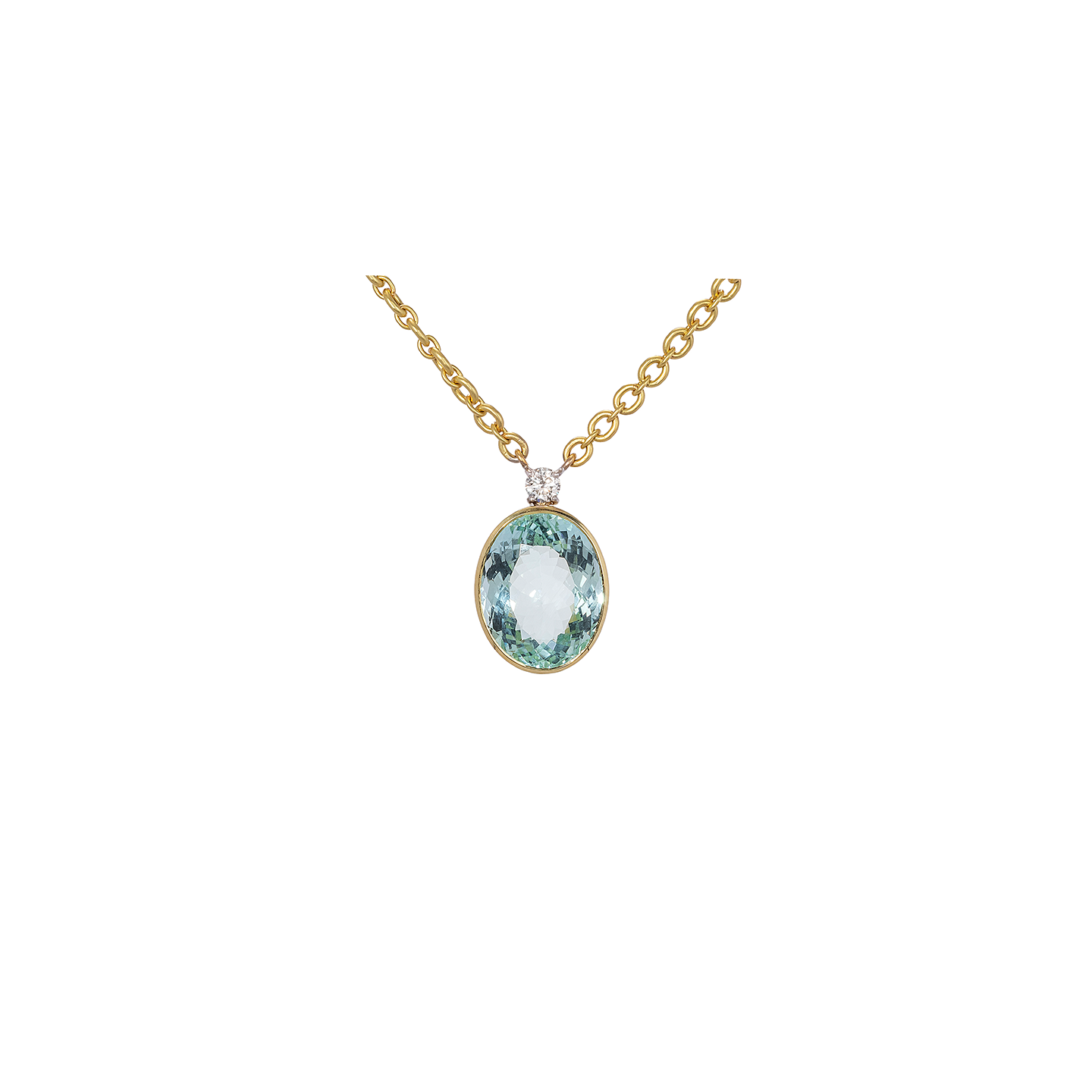 Irene Neuwirth Gemmy Gem One-Of-A-Kind Aquamarine Necklace