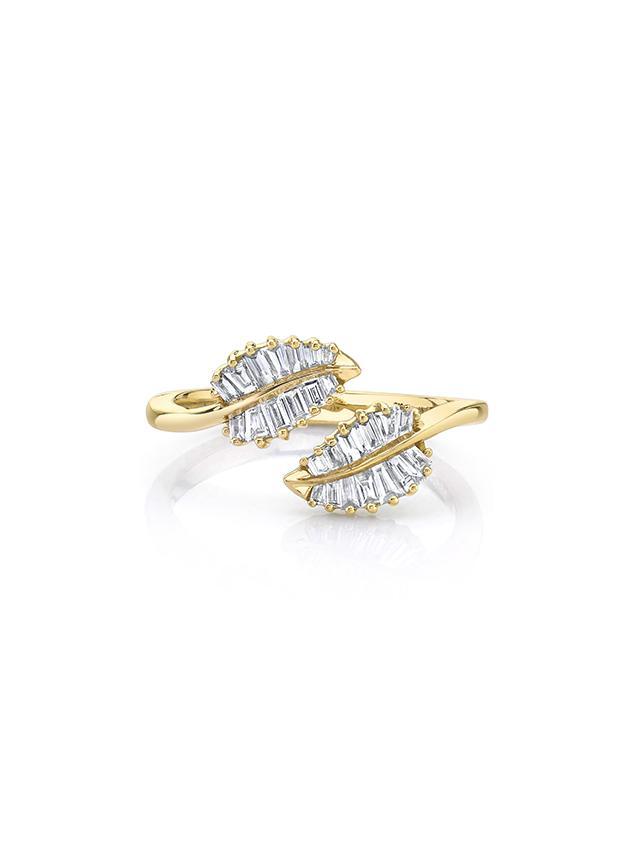 Anita Ko Small Palm Leaf Ring