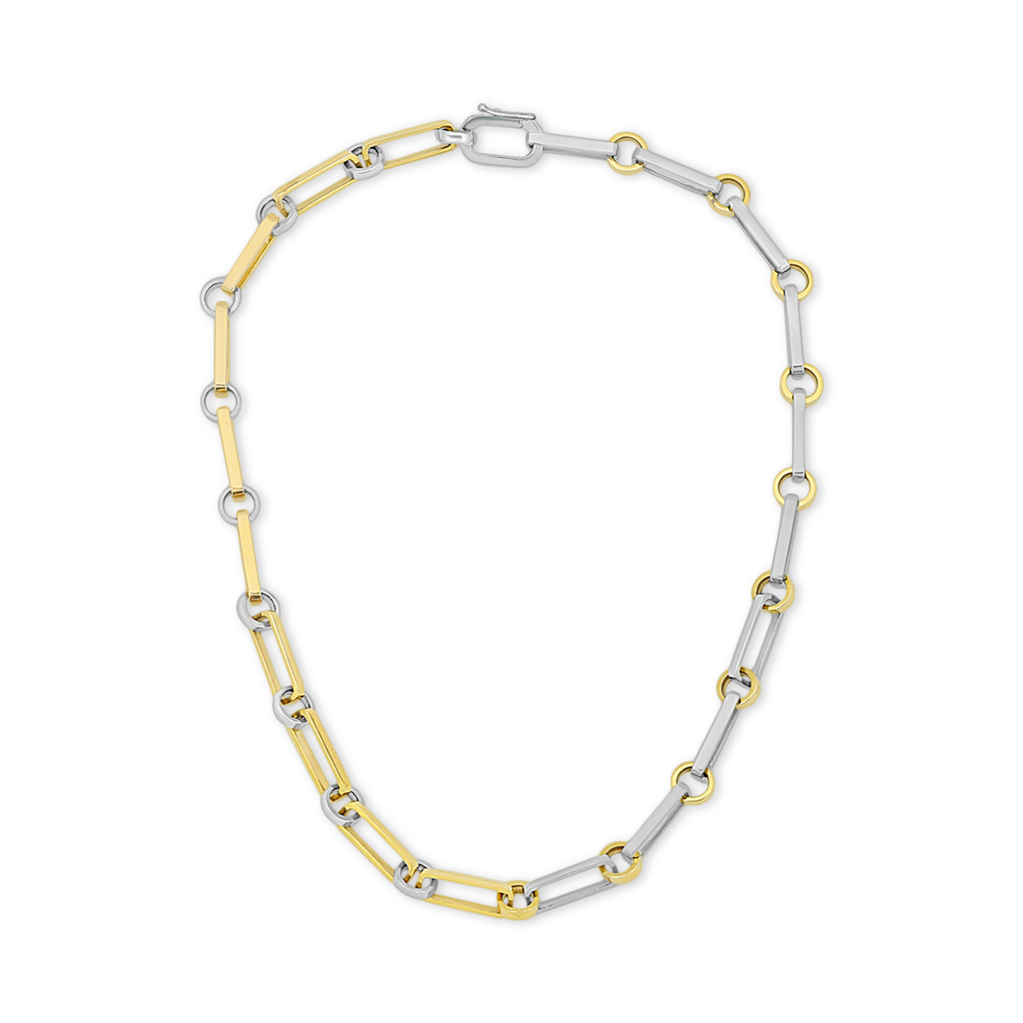 Nancy Newberg Long Oval Link Necklace