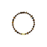 Luis Morais Short Drill Bit on Gemstone and Glass Beaded Bracelet