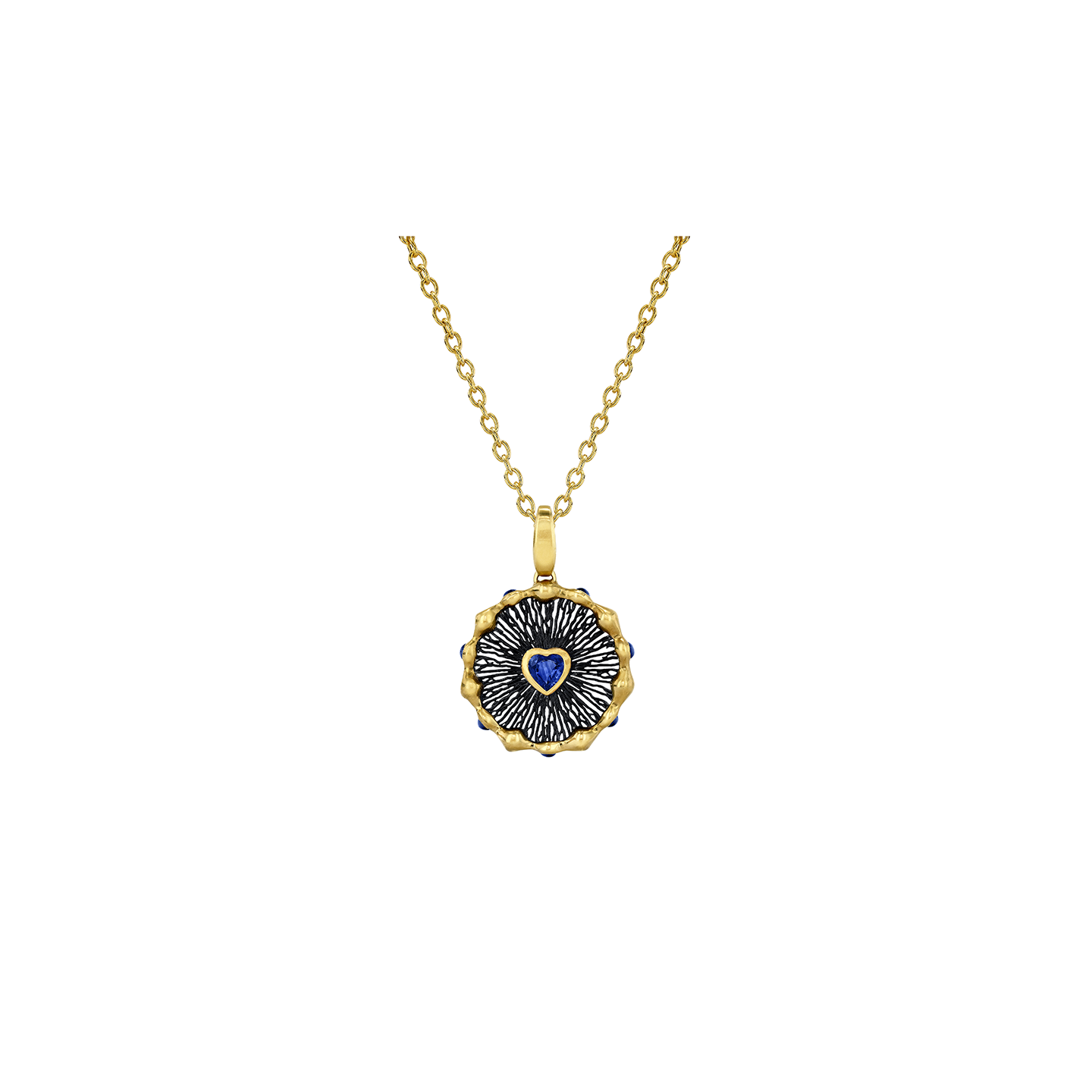 VRAM Hypha Heart Charm Necklace