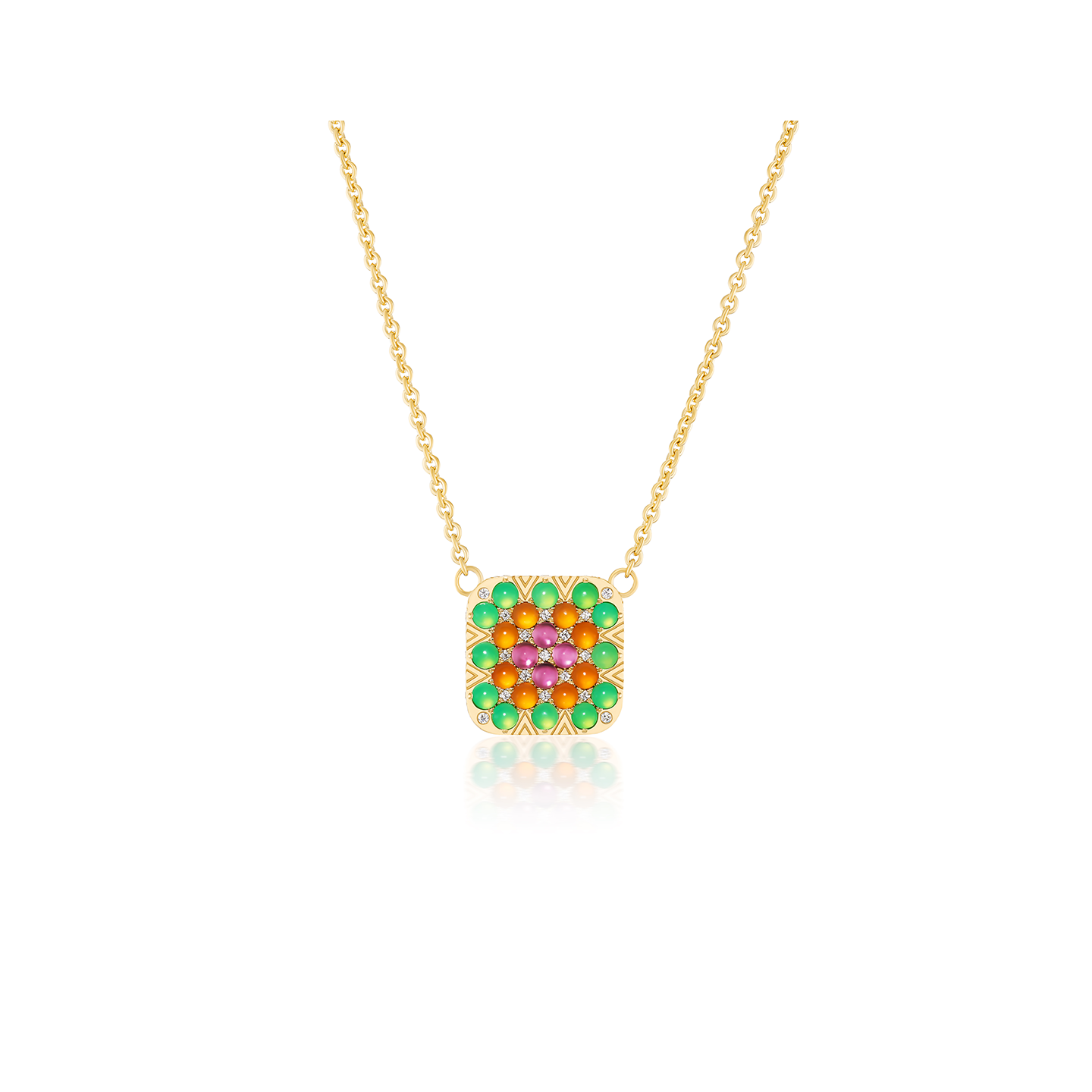 Harwell Godfrey Granny Squares Peggy Pendant Necklace