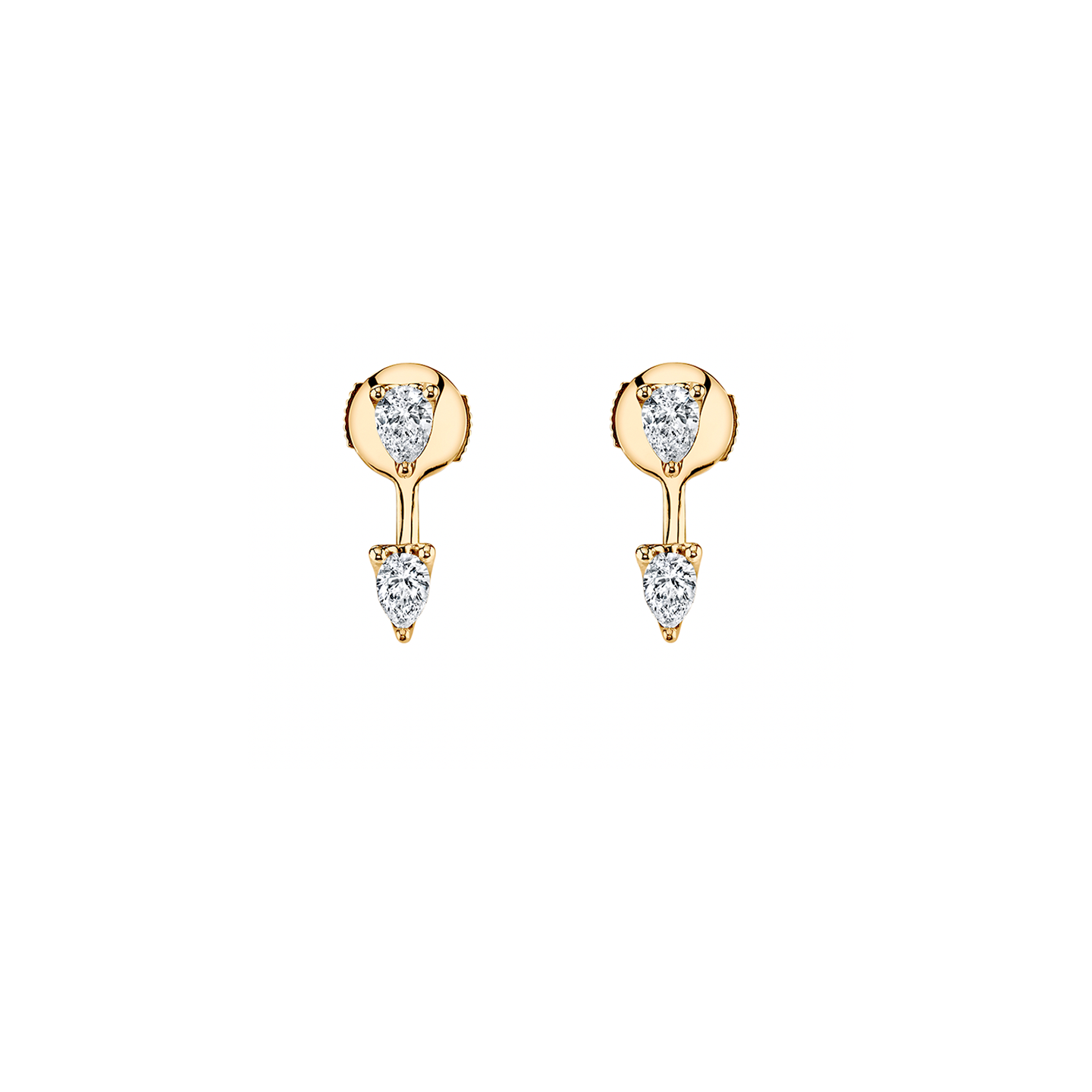 Anita Ko Pear Diamond Orbit Earring