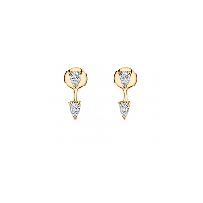 Anita Ko Pear Diamond Orbit Earring