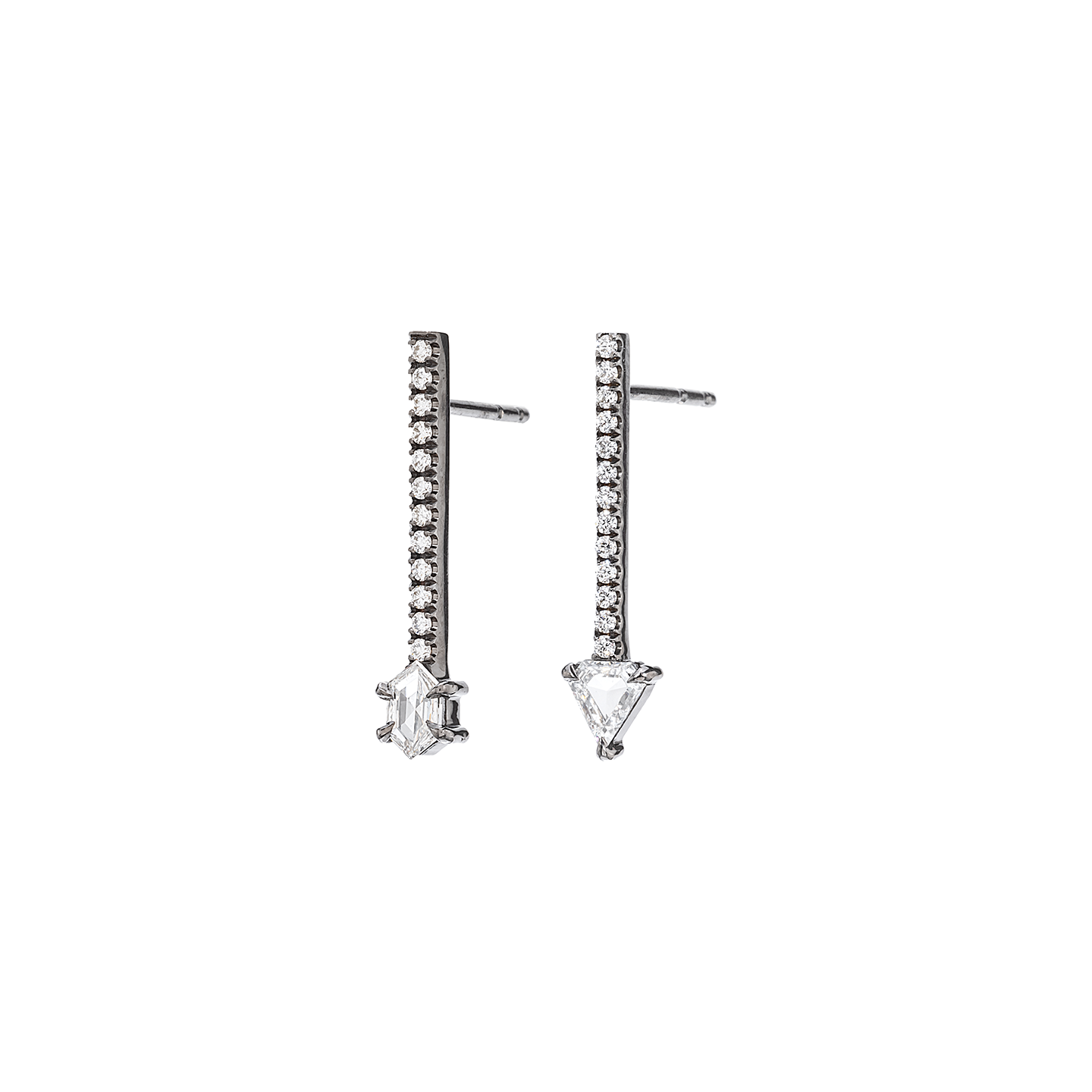 Eva Fehren Offset Elongated Stud - 15mm