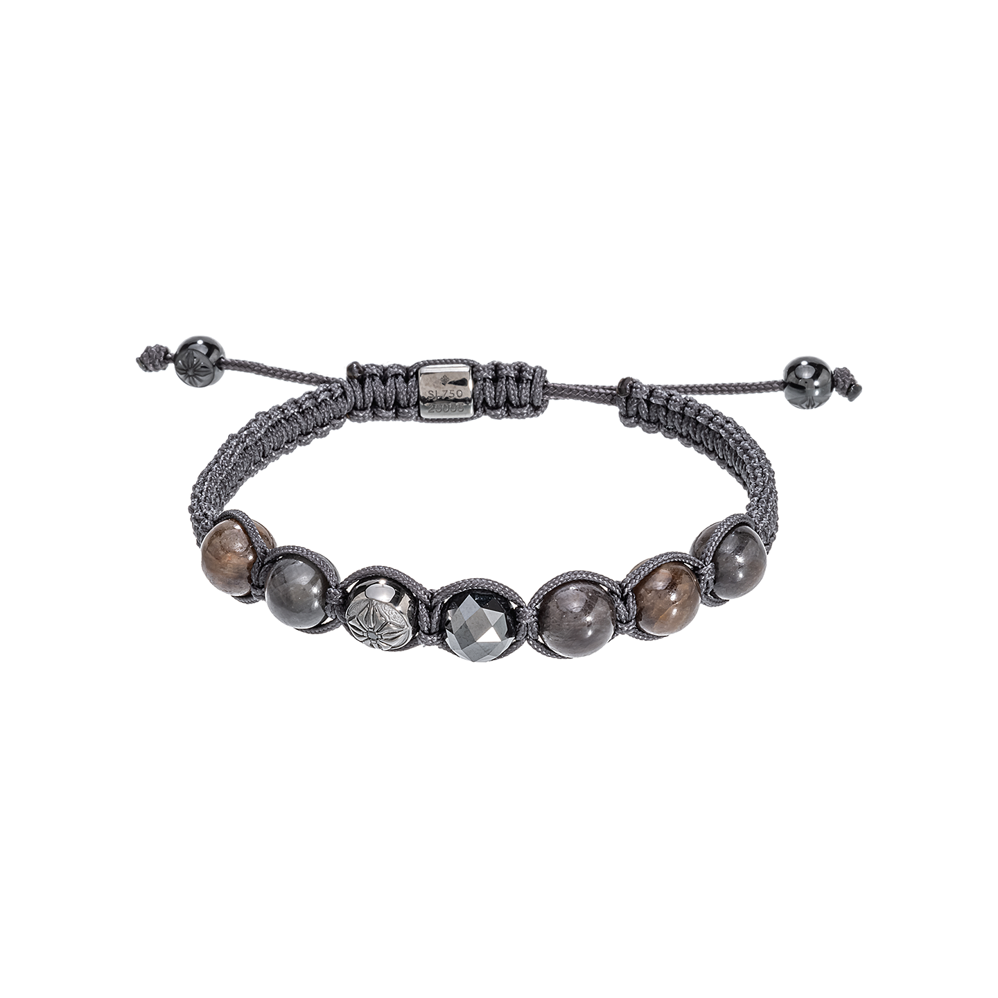 Shamballa Jewels 8mm Fully Braided Beaded Bracelet