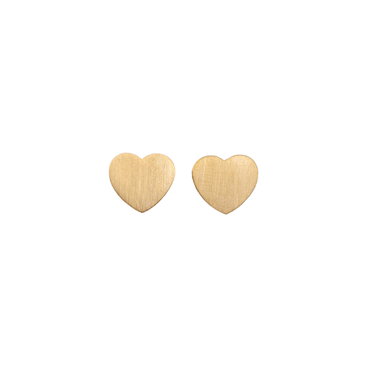 Irene Neuwirth Gold Classic 'Love' Stud Earrings
