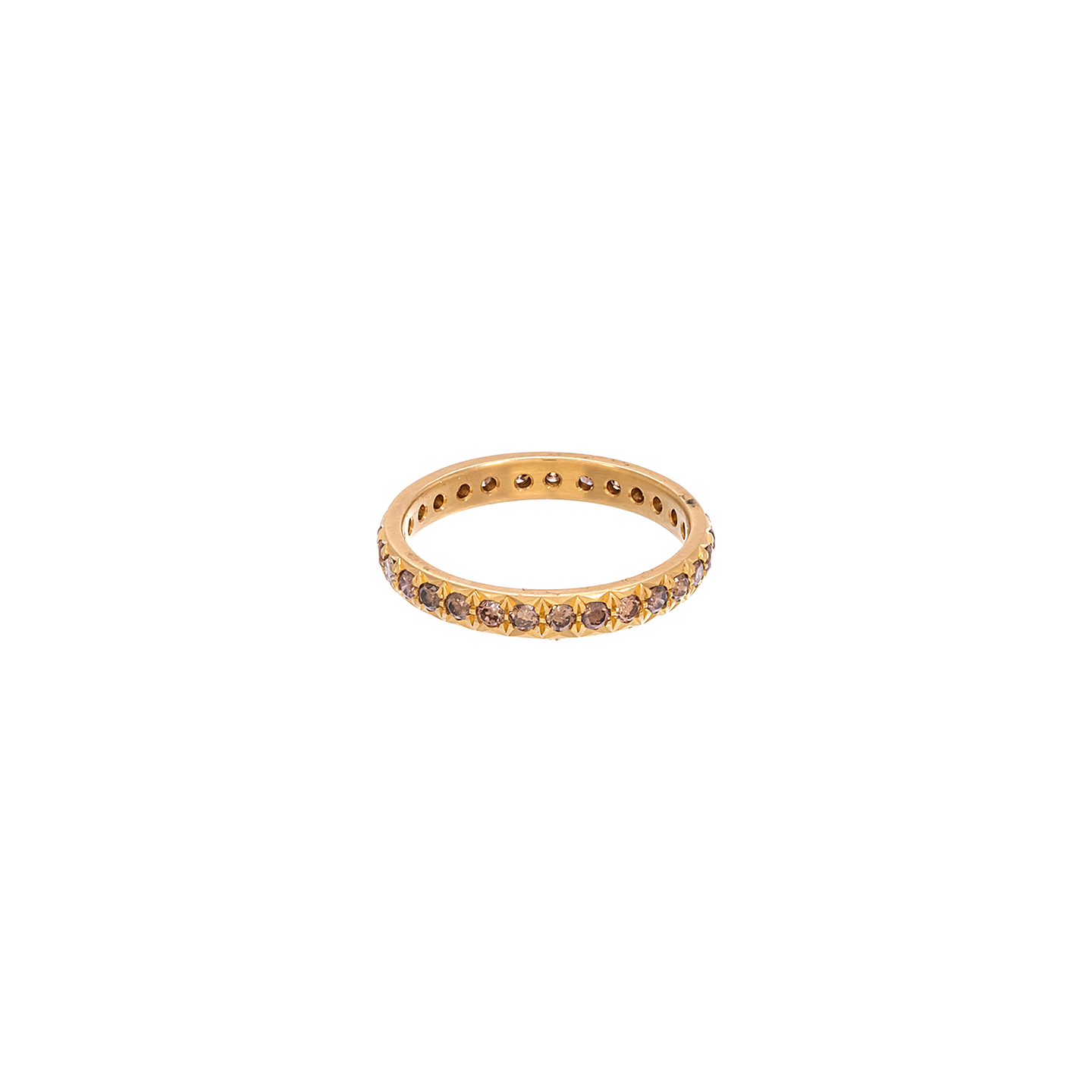 Caroline Ellen Cognac Diamond Band