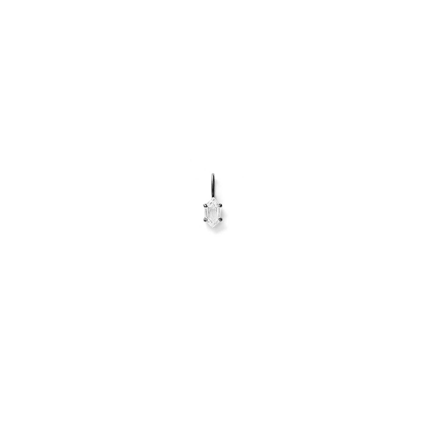 Eva Fehren Mini Geo Diamond Hexagon Charm