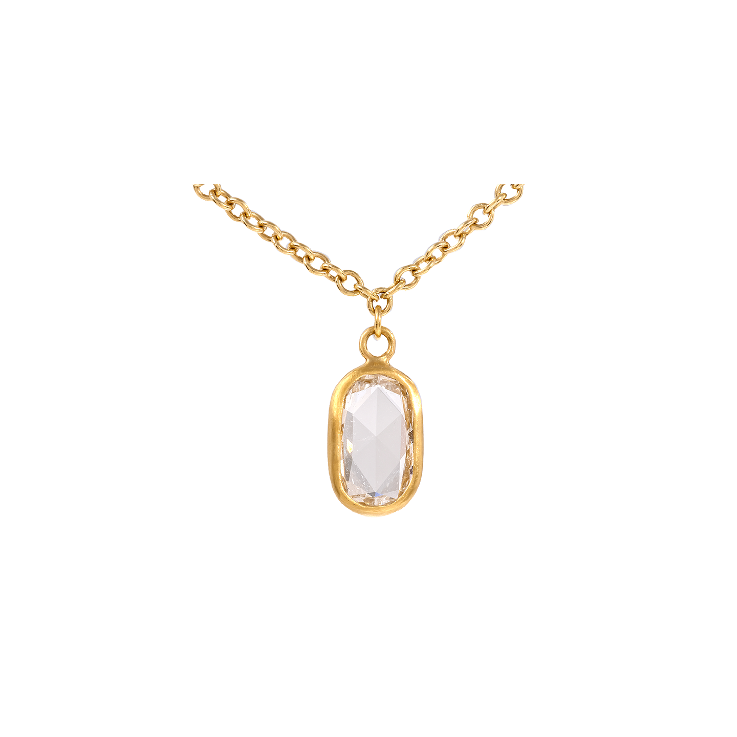 Caroline Ellen Rose Cut Diamond Pendant