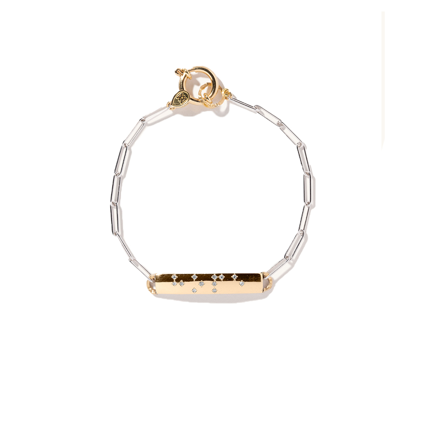 Milamore 'Self Love' Diamond Braille 'Hope' Bracelet