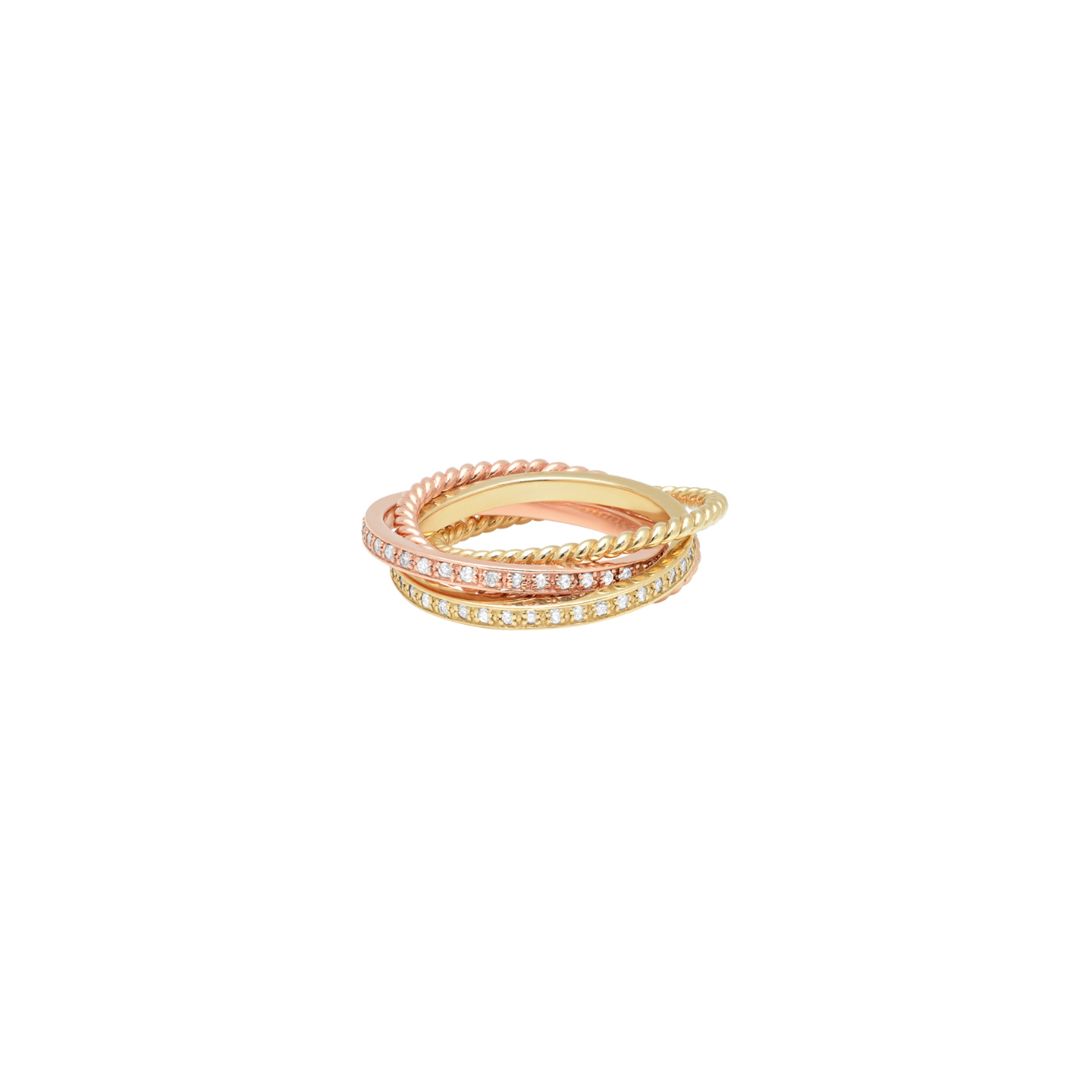 Nancy Newberg Four Band Rolling Ring