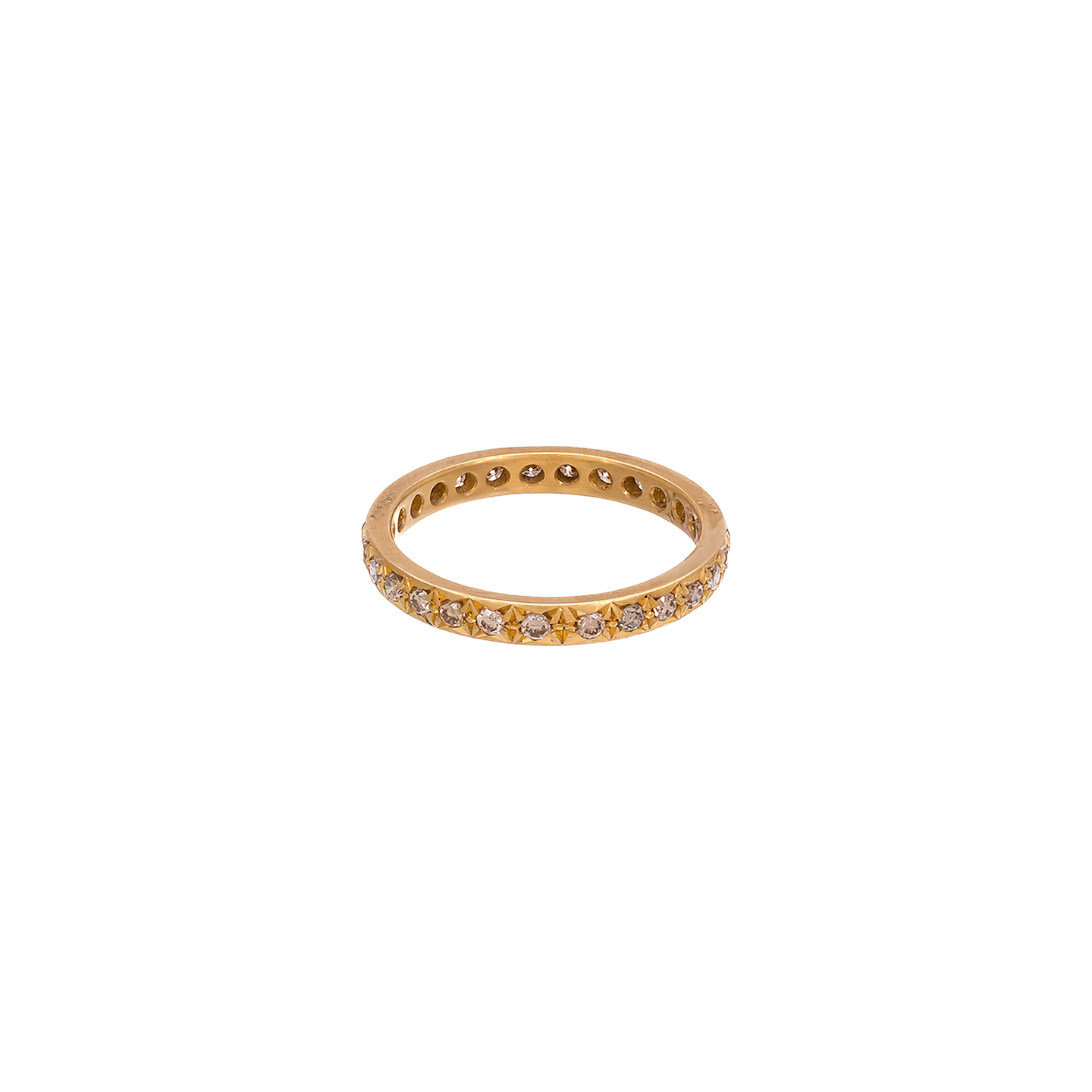 Caroline Ellen Champagne Diamond Band