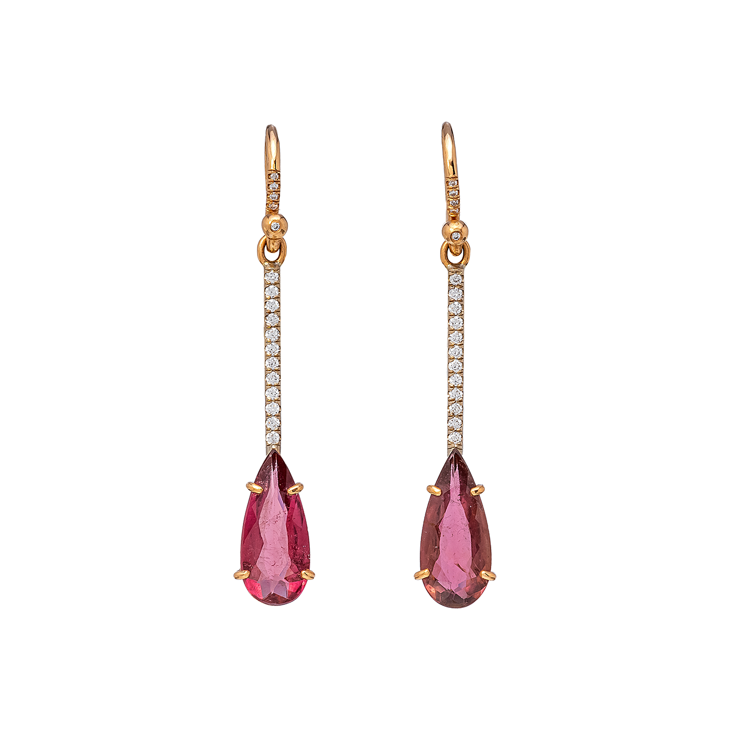 Irene Neuwirth Gemmy Gem Pink Tourmaline Earrings