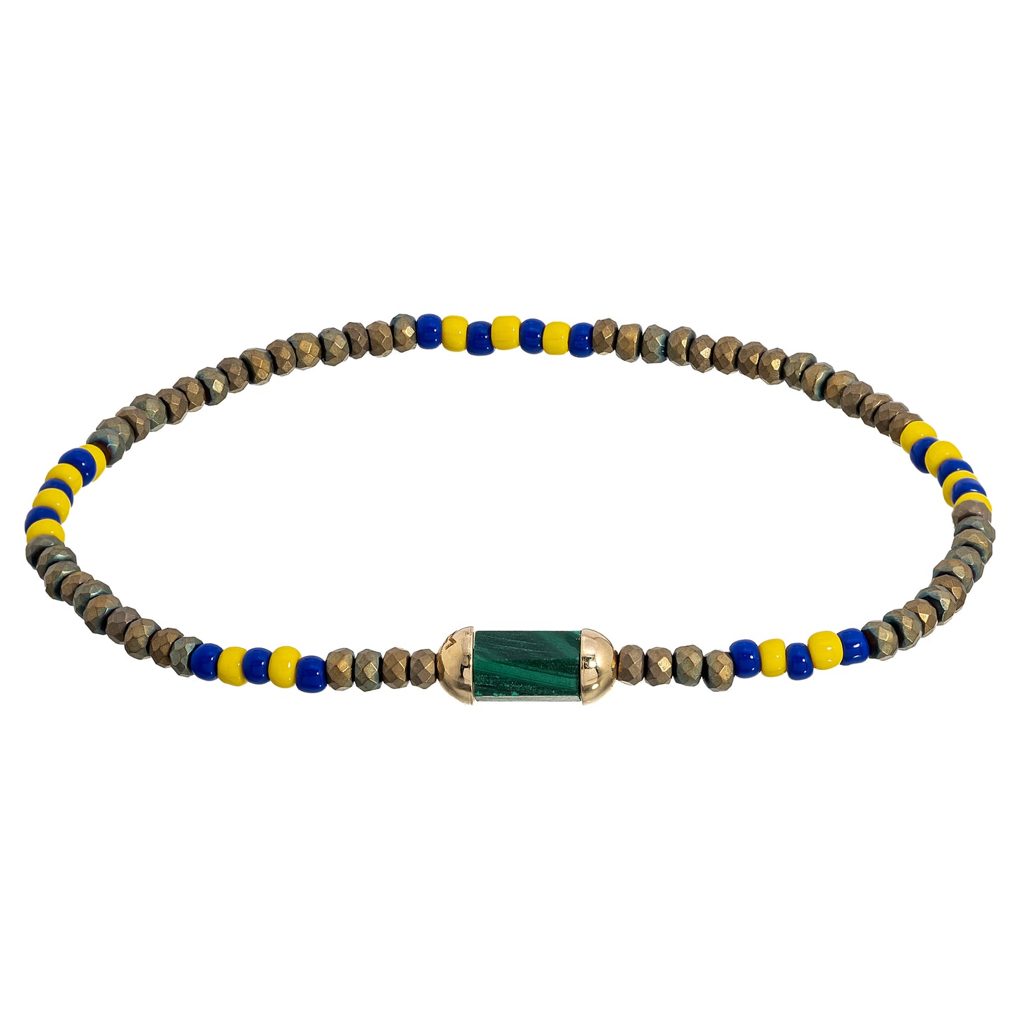 Luis Morais Gemstone Bolt Beaded Bracelet