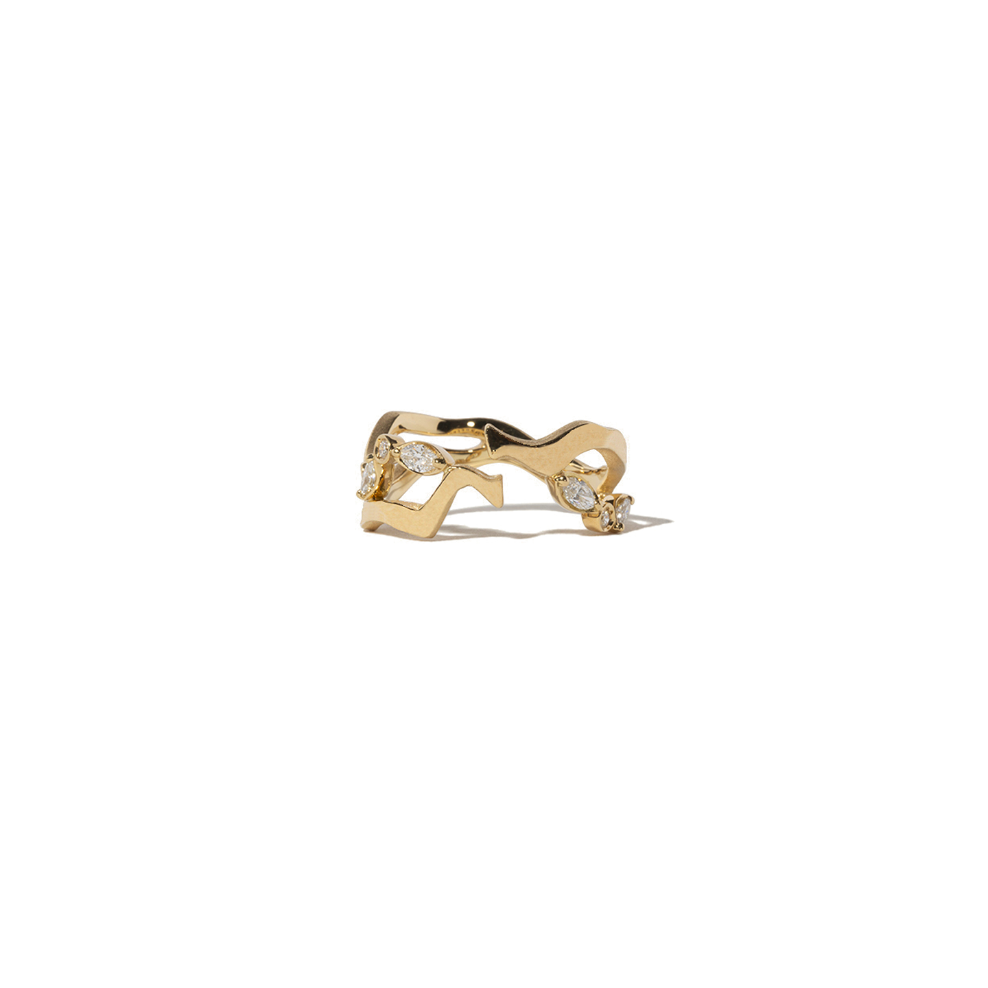 Milamore 'Kintsugi' Float Diamond Ring II